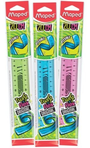 REGLA FLEXILE 20 CM TWIST'N FLEX MAPED