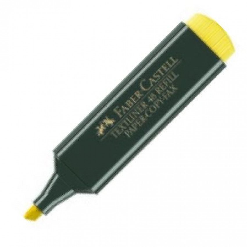 C/10 marcador fluorescente textliner 48 amarillo faber-castell