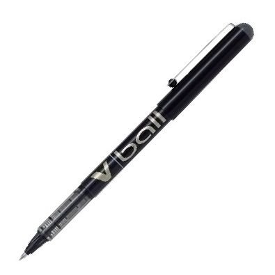 C/12 BOLIGRAFO PILOT V-BALL NEGRO PUNTA 0	5MM