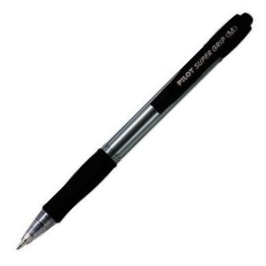 C/12 BOLIGRAFO SUPERGRIP NEGRO PUNTA 1	0MM
