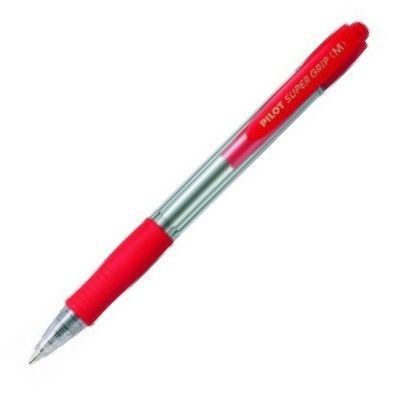 C/12 BOLIGRAFO SUPERGRIP ROJO PUNTA 1	0MM