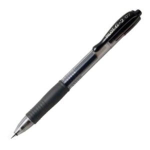 C/12 BOLIGRAFO PILOT G2 NEGRO PUNTA 0	7MM
