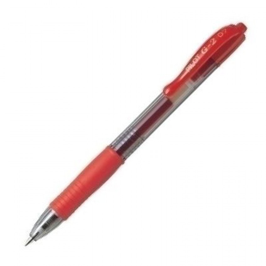 C/12 BOLIGRAFO PILOT G2 ROJO PUNTA 0	7MM