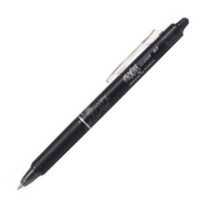 C/12 BOLIGRAFO FRIXION CLICKER BALL 0	7MM NEGRO BORRABLE PILOT
