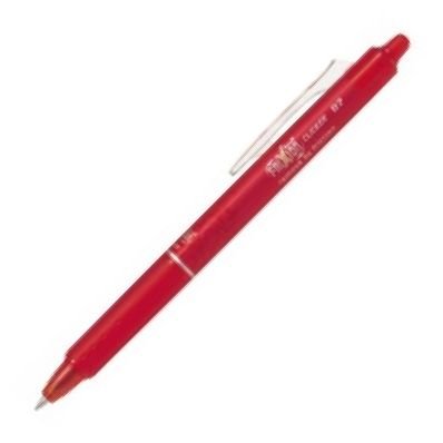 C/12 BOLIGRAFO FRIXION CLICKER BALL 0	7MM ROJO BORRABLE PILOT