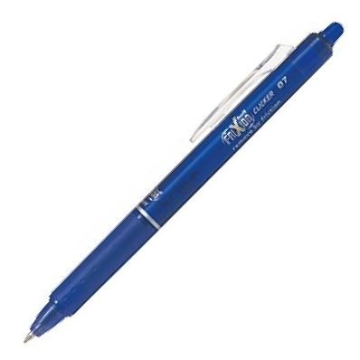 C/12 BOLIGRAFO FRIXION CLICKER BALL 0	7MM AZUL BORRABLE PILOT
