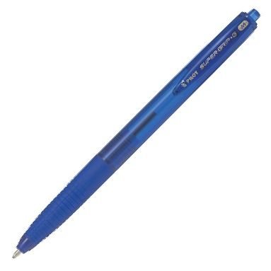 c/12 boligrafo pilot super g azul punta 1	0mm