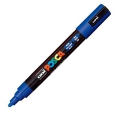 marcador uni posca pc-m5 color azul punta 1	8-2	5mm
