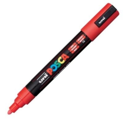 marcador uni posca pc-m5 color rojo punta 1	8-2	5mm