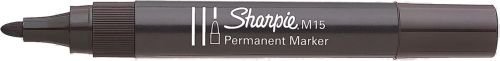 C/12 ROTULADOR SHARPIE M15 NEGRO MARCADOR PERMANENTE