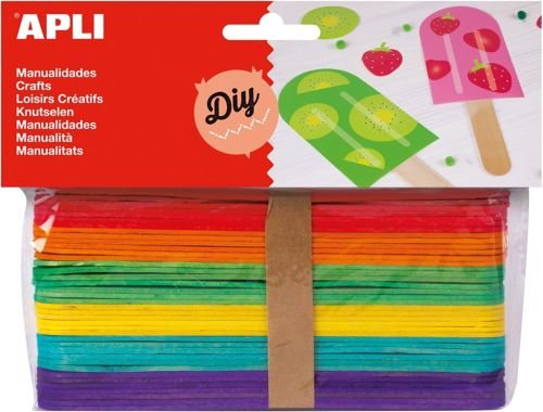 BOLSA 50 PALOS POLO COLORES SURTIDOS