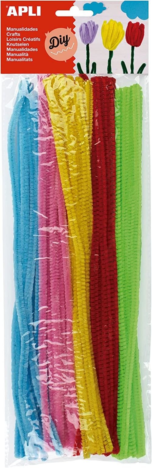 BOLSA 50 LIMPIAPIPAS COLORES SURTIDOS