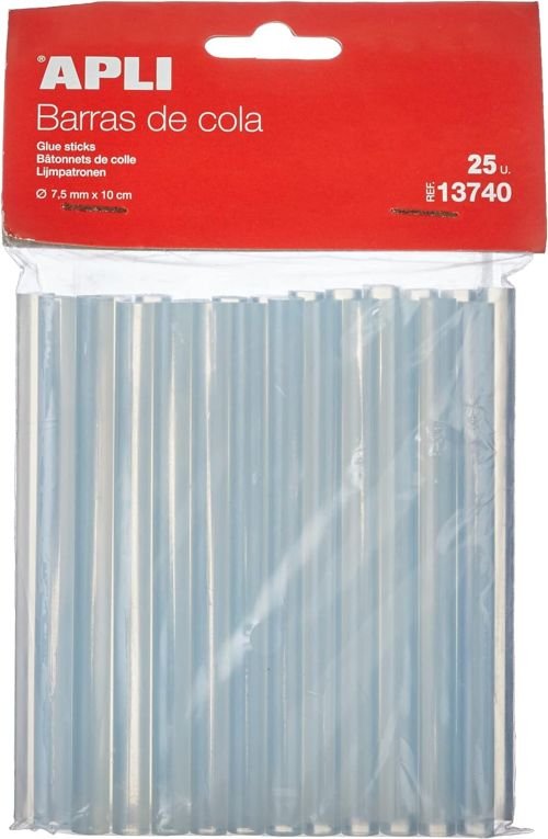 BLISTER 25 RECAMBIOS BARRA SILICONA 7	5MMX10CM