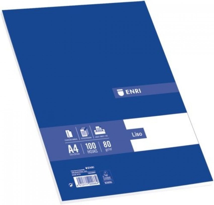 PAQUETE A4 100H 80G LISO ENRI