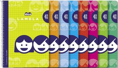 CUADERNO ESPIRAL 4º 40H 70G 3MM CUADROVIA CUBIERTA BASICA