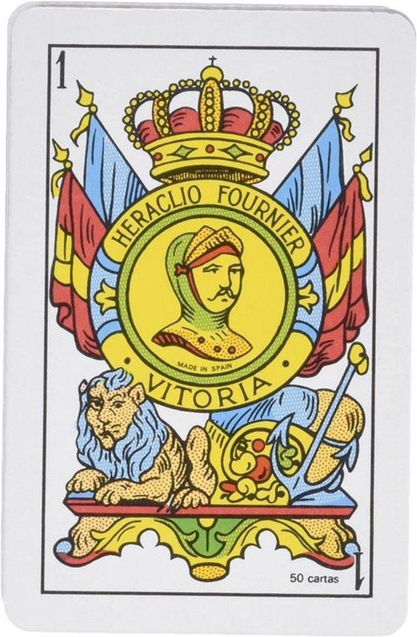 Baraja cartas española nº35 estuche celofan 50 cartas