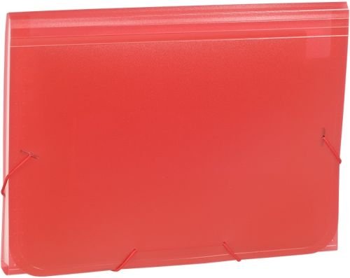Carpeta fuelle fº 13 departamentos roja polipropileno
