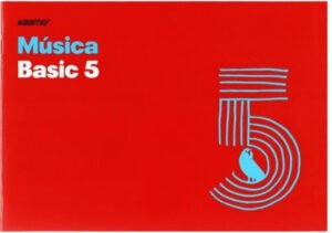 Cuaderno 4º musica basic 5 pentagramas de 16mm por página 20 hojas