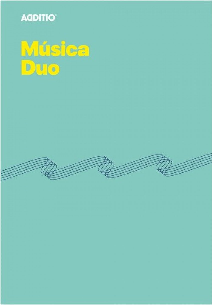 Cuaderno musica a4 duo 8 pentagramas de 9mm por pagina con cuadricula inferior para anotaciones