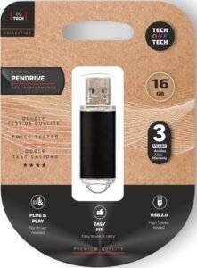 PENDRIVE 16GB USB 2.0 NEGRO