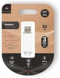 PENDRIVE 32GB USB 2.0 BLANCO