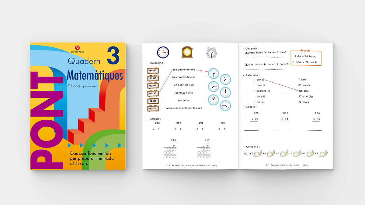 Pont	matemàtiques	3 Educació Primària